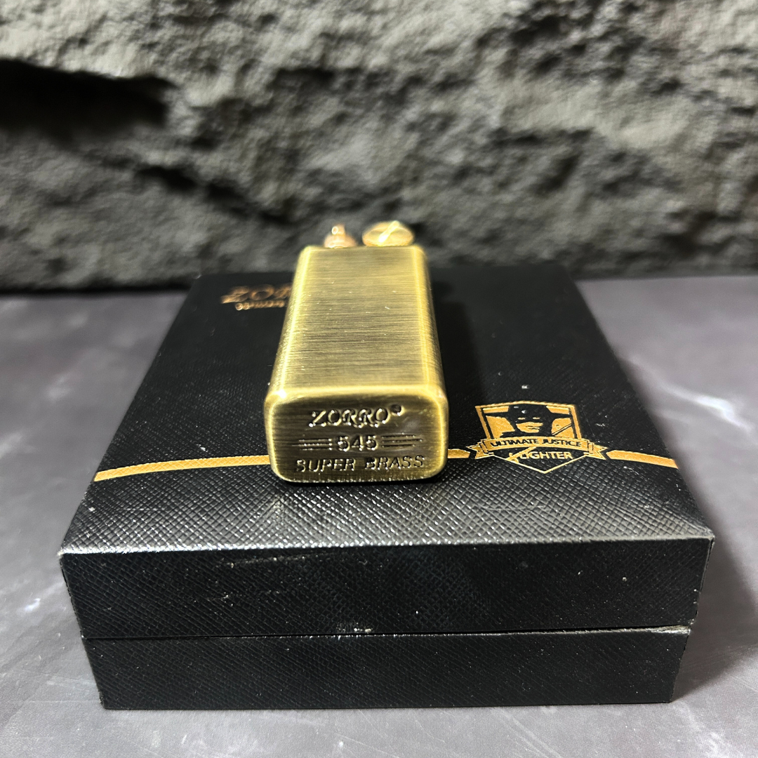 Zorro Super Brass Lighter (PREPAID ONLY)